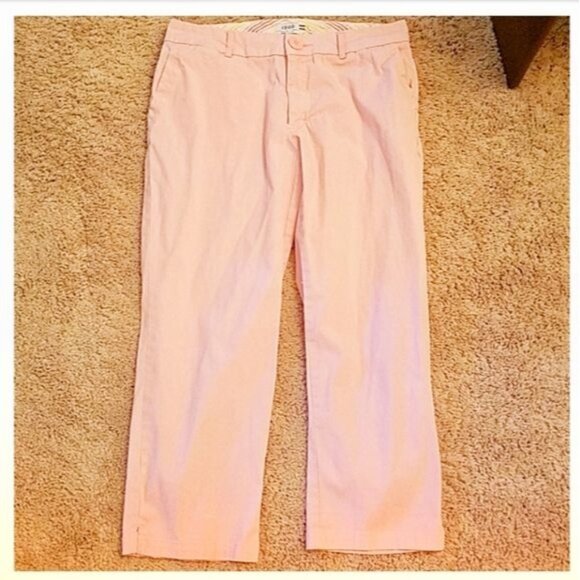 Izod Pants Chino Capri's Pink Cotton Stretch Women's WOMAN'S SIZE 10 - Picture 12 of 14